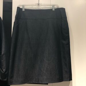 Calvin Klein Charcoal Gray Pencil Skirt